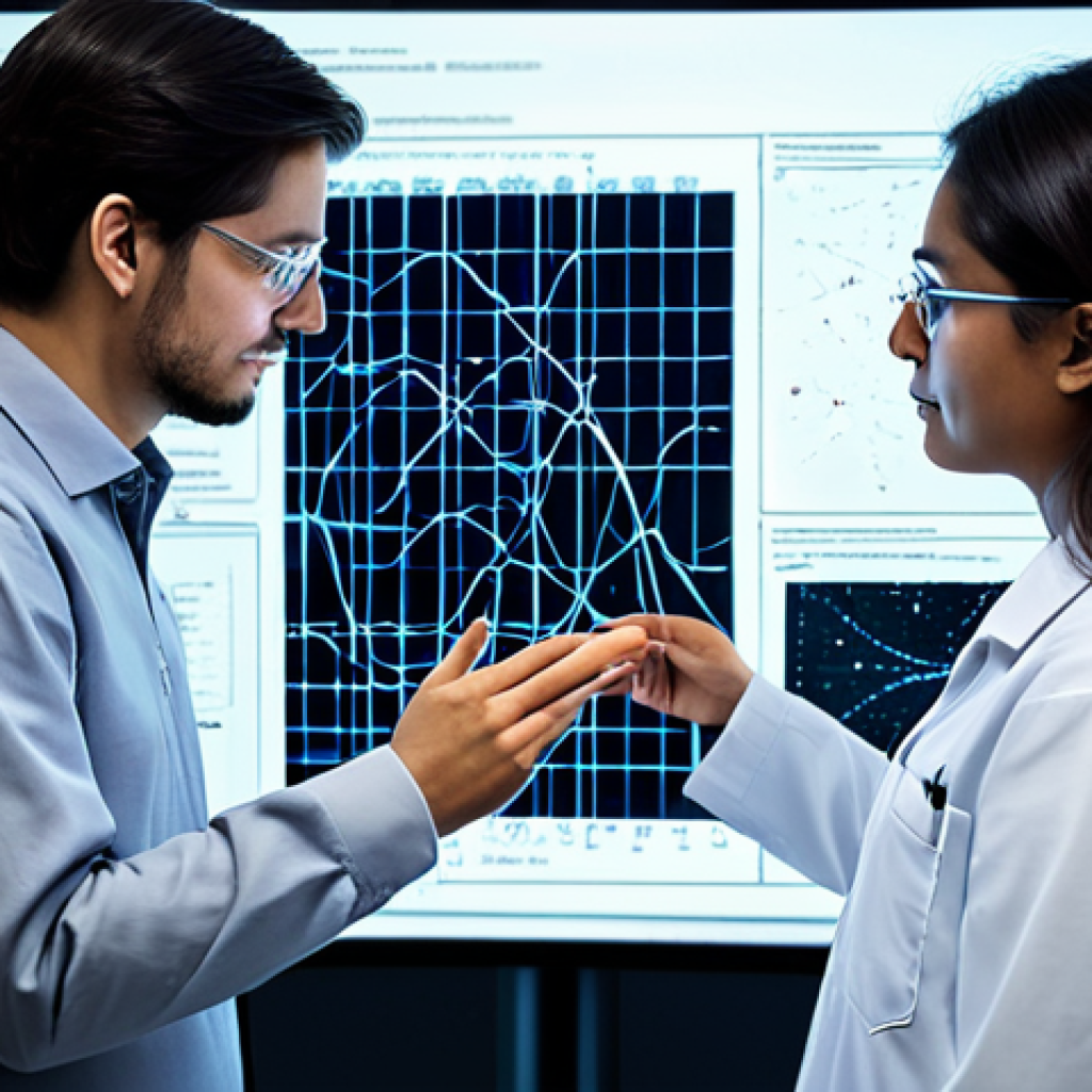 A diverse group of professional quantum scientists and engineers, fully clothed in modest, appropriate attire, are intensely collaborating around a large holographic display showcasing intricate quantum algorithms and abstract data visualizations. The environment is a cutting-edge quantum research laboratory, featuring sleek designs, advanced computing equipment, and subtle, luminous light patterns that evoke quantum phenomena. One scientist gestures towards a detailed schematic of a quantum circuit, while their colleagues observe with focused expressions. The overall atmosphere is intellectually stimulating and highly collaborative. Perfect anatomy, correct proportions, well-formed hands, proper finger count, natural body proportions, natural pose. Professional photography, high quality, sharp focus, cinematic lighting, safe for work, appropriate content, family-friendly.