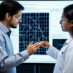A diverse group of professional quantum scientists and engineers, fully clothed in modest, appropriate attire, are intensely collaborating around a large holographic display showcasing intricate quantum algorithms and abstract data visualizations. The environment is a cutting-edge quantum research laboratory, featuring sleek designs, advanced computing equipment, and subtle, luminous light patterns that evoke quantum phenomena. One scientist gestures towards a detailed schematic of a quantum circuit, while their colleagues observe with focused expressions. The overall atmosphere is intellectually stimulating and highly collaborative. Perfect anatomy, correct proportions, well-formed hands, proper finger count, natural body proportions, natural pose. Professional photography, high quality, sharp focus, cinematic lighting, safe for work, appropriate content, family-friendly.