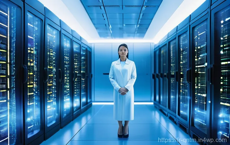 양자 컴퓨팅의 금융 서비스 혁신 - **Prompt:** "A diverse group of finance professionals, including men and women, all fully dressed in...
